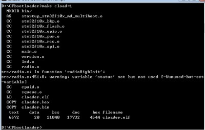 programming CF BOOTLOADER