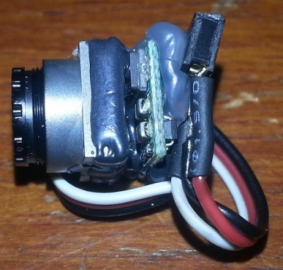 Camera with headers
