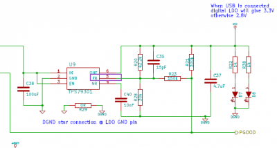 VCC regulator schematics