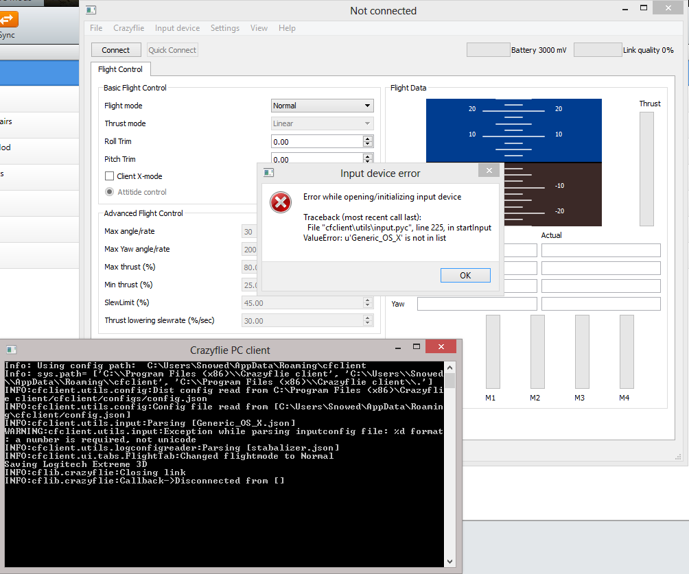 Error Screenshot