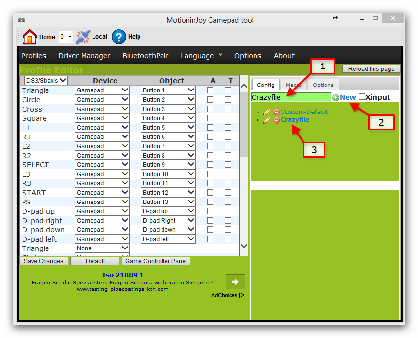 Step 2: create a own mapping